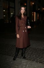 EMILY RATAJKOWSKI Arrives at Prada Dinner at Fondazione Prada in Milan 02/20/2020