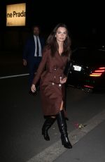 EMILY RATAJKOWSKI Arrives at Prada Dinner at Fondazione Prada in Milan 02/20/2020