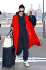 EMILY RATAJKOWSKI at JFK Airport in New York 02/18/2020