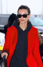 EMILY RATAJKOWSKI at JFK Airport in New York 02/18/2020