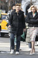 EMMA CORRIIN on the Set of The Crown in Manchester 02/08/2020