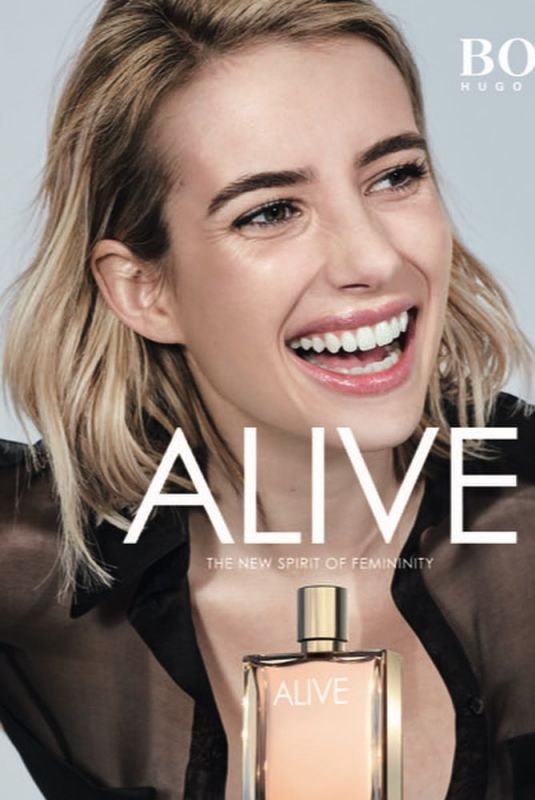 EMMA ROBERTS for Hugo Boss Alive, 2020