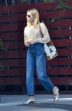 EMMA ROBERTS in Denim Out in Hollywood 02/08/2020