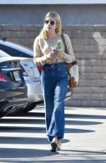 EMMA ROBERTS in Denim Out in Hollywood 02/08/2020