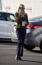 EMMA ROBERTS Leaves Blue Bottle Coffee in Los Angeles 02/07/2020