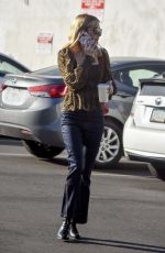 EMMA ROBERTS Leaves Blue Bottle Coffee in Los Angeles 02/07/2020