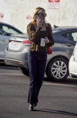 EMMA ROBERTS Leaves Blue Bottle Coffee in Los Angeles 02/07/2020