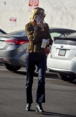 EMMA ROBERTS Leaves Blue Bottle Coffee in Los Angeles 02/07/2020