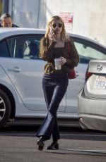 EMMA ROBERTS Leaves Blue Bottle Coffee in Los Angeles 02/07/2020