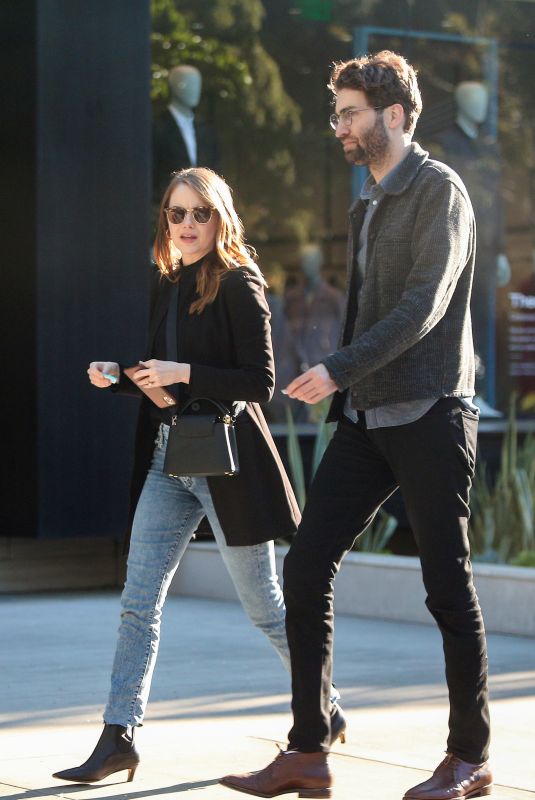EMMA STONE and Dave McCary Out in Los Angeles 02/26/2020