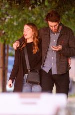 EMMA STONE Leaves a Restaurant in Los Angeles 02/26/2020