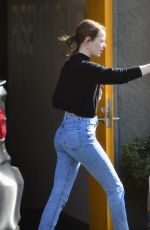 EMMA STONE Out and About in West Hollywood 02/17/2020