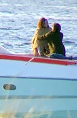 EMMA WATSON and Her Boyfriend on a Boat in Formentera 02/14/2020