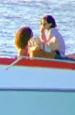 EMMA WATSON and Her Boyfriend on a Boat in Formentera 02/14/2020