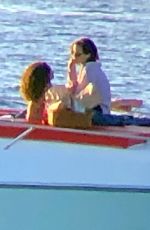 EMMA WATSON and Her Boyfriend on a Boat in Formentera 02/14/2020