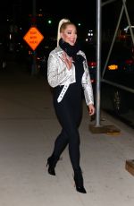 ERIKA JAYNE Leaves Watch What Happens Live in New York 02/19/2020