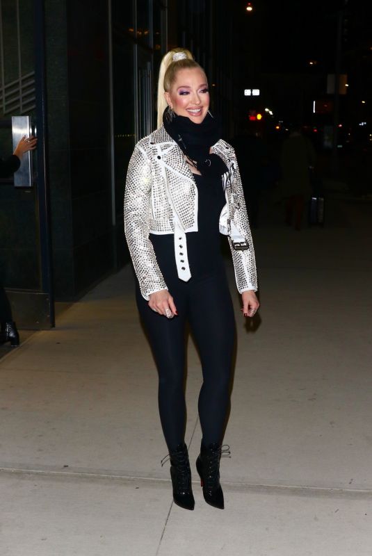 ERIKA JAYNE Leaves Watch What Happens Live in New York 02/19/2020