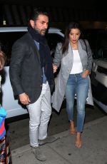 EVA LONGORIA and Jose Baston at Mr. Chow in Beverly Hills 02/03/2020