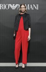 EVA RICCOBONO at Emporio Armani Show at Milan Fashion Week 02/21/2020