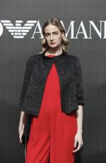 EVA RICCOBONO at Emporio Armani Show at Milan Fashion Week 02/21/2020