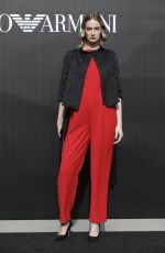 EVA RICCOBONO at Emporio Armani Show at Milan Fashion Week 02/21/2020