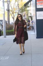 FAMKE JANSSEN Out Shopping in Beverly Hills 01/31/2020