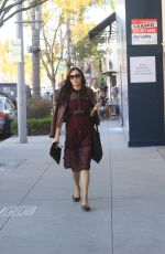FAMKE JANSSEN Out Shopping in Beverly Hills 01/31/2020