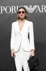 FIAMMETTA CICOGNA at Emporio Armani Show at Milan Fashion Week 02/21/2020