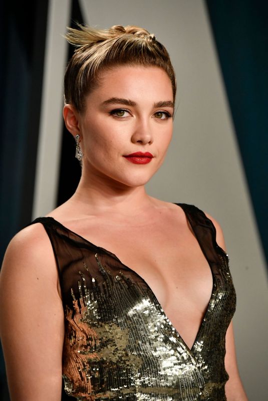 FLORENCE PUGH At 2020 Vanity Fair Oscar Party In Beverly Hills 02 09 