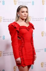 FLORENCE PUGH at EE British Academy Film Awards 2020 Nominees Party in London 02/01/2020