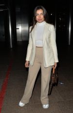 FRANCESCA ALLEN Leaves The Ivy Canary Wharf in London 02/08/2020