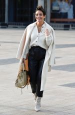 FRANKIE SANDFORD Leaves BBC Breakfast Studios at Media City 02/03/2020