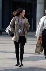 FRANKIE SANDFORD Leaves BBC Breakfast Studios at Media City 02/03/2020