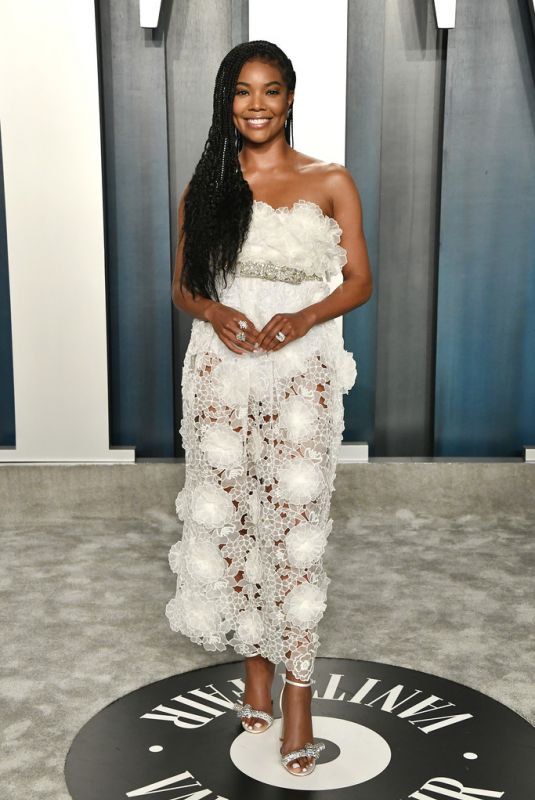 GABRIELLE UNION at 2020 Vanity Fair Oscar Party in Beverly Hills 02/09/2020