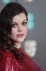 GEORGIE HENLEY at EE British Academy Film Awards 2020 in London 02/01/2020