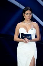 GEORGINA RODRIGUEZ at 2020 Sanremo Music Festival, February 2020