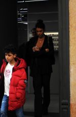 GEORGINA RODRIGUEZ Out Shopping in Milan 02/03/2020