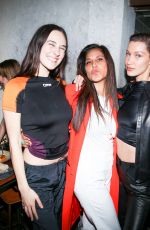 GIGI and BELLA HADID at Off-white Dinner Party in Paris 02/26/2020