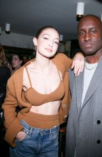 GIGI and BELLA HADID at Off-white Dinner Party in Paris 02/26/2020