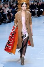 GIGI HADID at Chloe Runway Show at Paris Fashion Week 02/27/2020