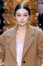 GIGI HADID at Chloe Runway Show at Paris Fashion Week 02/27/2020