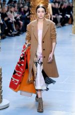 GIGI HADID at Chloe Runway Show at Paris Fashion Week 02/27/2020