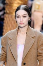 GIGI HADID at Chloe Runway Show at Paris Fashion Week 02/27/2020