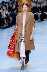 GIGI HADID at Chloe Runway Show at Paris Fashion Week 02/27/2020