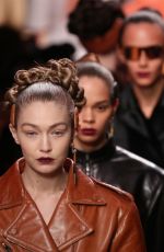 GIGI HADID at Fendi Runway Show at Milan Fashion Week 02/20/2020