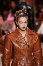 GIGI HADID at Fendi Runway Show at Milan Fashion Week 02/20/2020