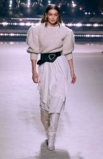 GIGI HADID at Isabel Marant Show at Paris Fashion Week 02/28/2020