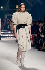 GIGI HADID at Isabel Marant Show at Paris Fashion Week 02/28/2020