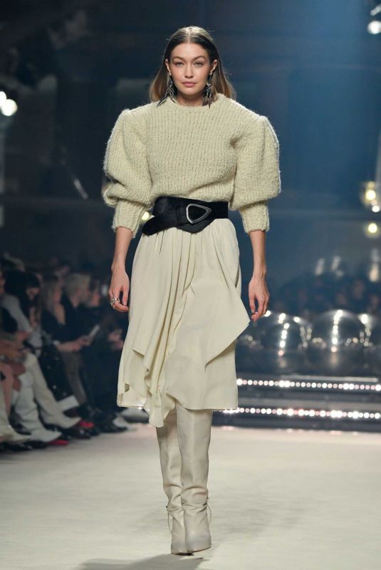 GIGI HADID at Isabel Marant Show at Paris Fashion Week 02/28/2020