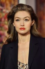 GIGI HADID at Lanvin Fall/Winter 2020 Fashion Show in Paris 02/26/2020